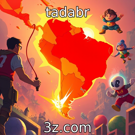 Crescimento do mercado de jogos na América Latina